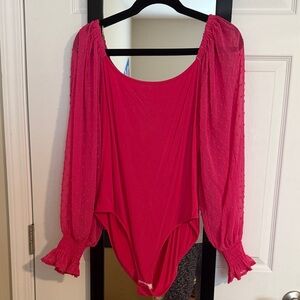 Elegant Pink Women's Bodysuit